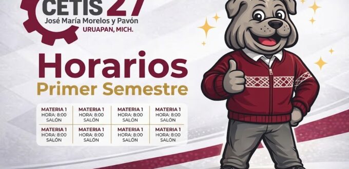 HORARIOS PRIMER SEMESTRE AGOSTO 2026