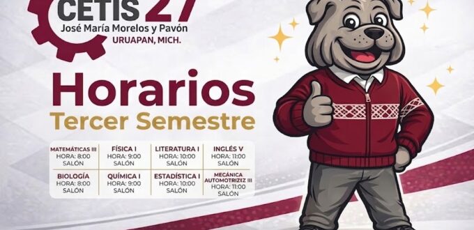 HORARIOS TERCER SEMESTRE 2026