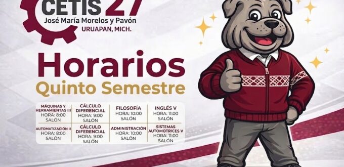 HORARIO QUINTO SEMESTRE 2026